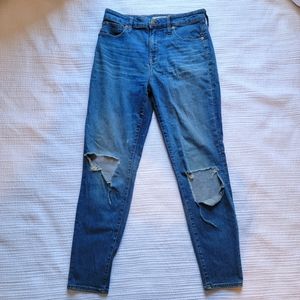 Madewell Curvy High-Rise Skinny Crop 29T